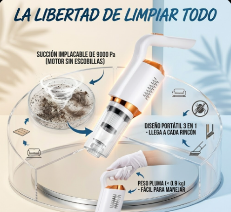 Aspiradora Larga Portátil 3 en 1 Portati