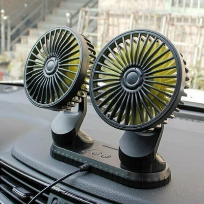 Ventilador de Doble Cabezal para Auto