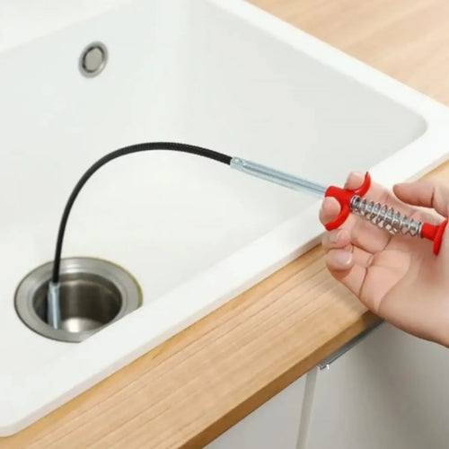 Destapador de Cañerías Flexible con Pinza Retráctil – 60 cm y 200 cm
