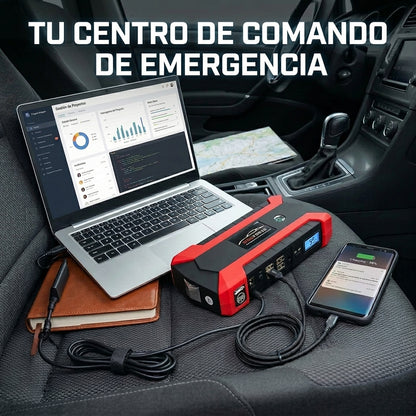 Arrancador De Batería Carro Multifuncion