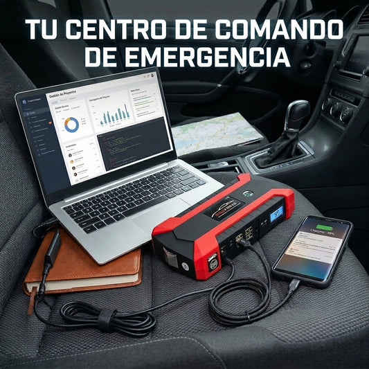 Arrancador De Batería Carro Multifuncion