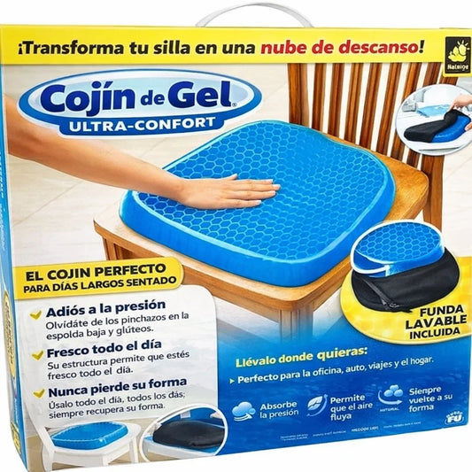 Cojin Gel Silicon Ergonómico Asiento