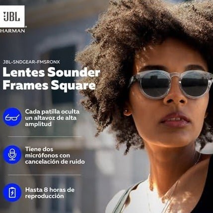 Lentes JBL con Auriculares SoundGear Frames