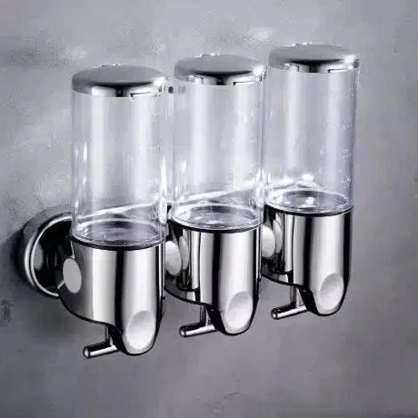 Triple dispenser jabónes para ducha